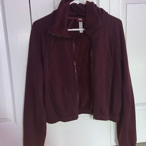 Lululemon Burgundy Zip-Up Jacket: Women’s Size 6